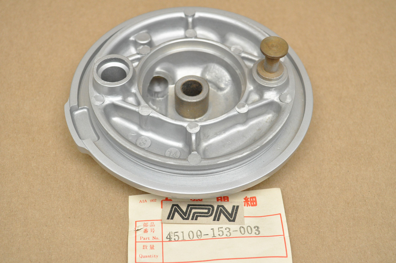 NOS Honda 1977 XR75 Front Brake Drum Panel 45100-153-003