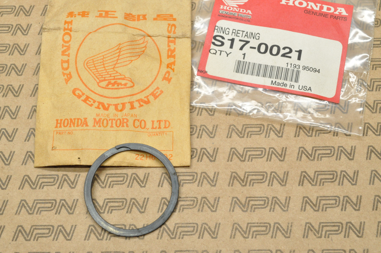 NOS Honda 1985 FL350 R Odyssey Clutch Flange Retaining Ring S17-0021
