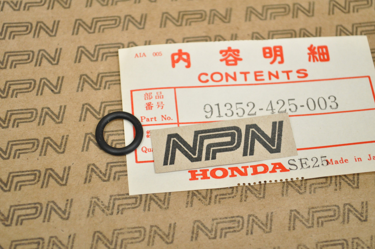 NOS Honda CB650 CB750 CB900 GL1200 VF750 XL600 XR500 O-Ring 91352-425-003