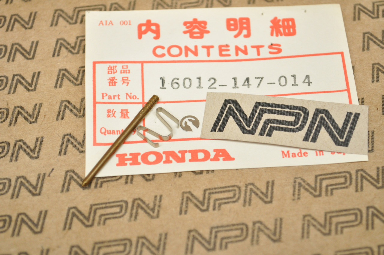 NOS Honda 1979-80 NA50 1978-80 NC50 Carburetor Jet Needle Set 16012-147-014