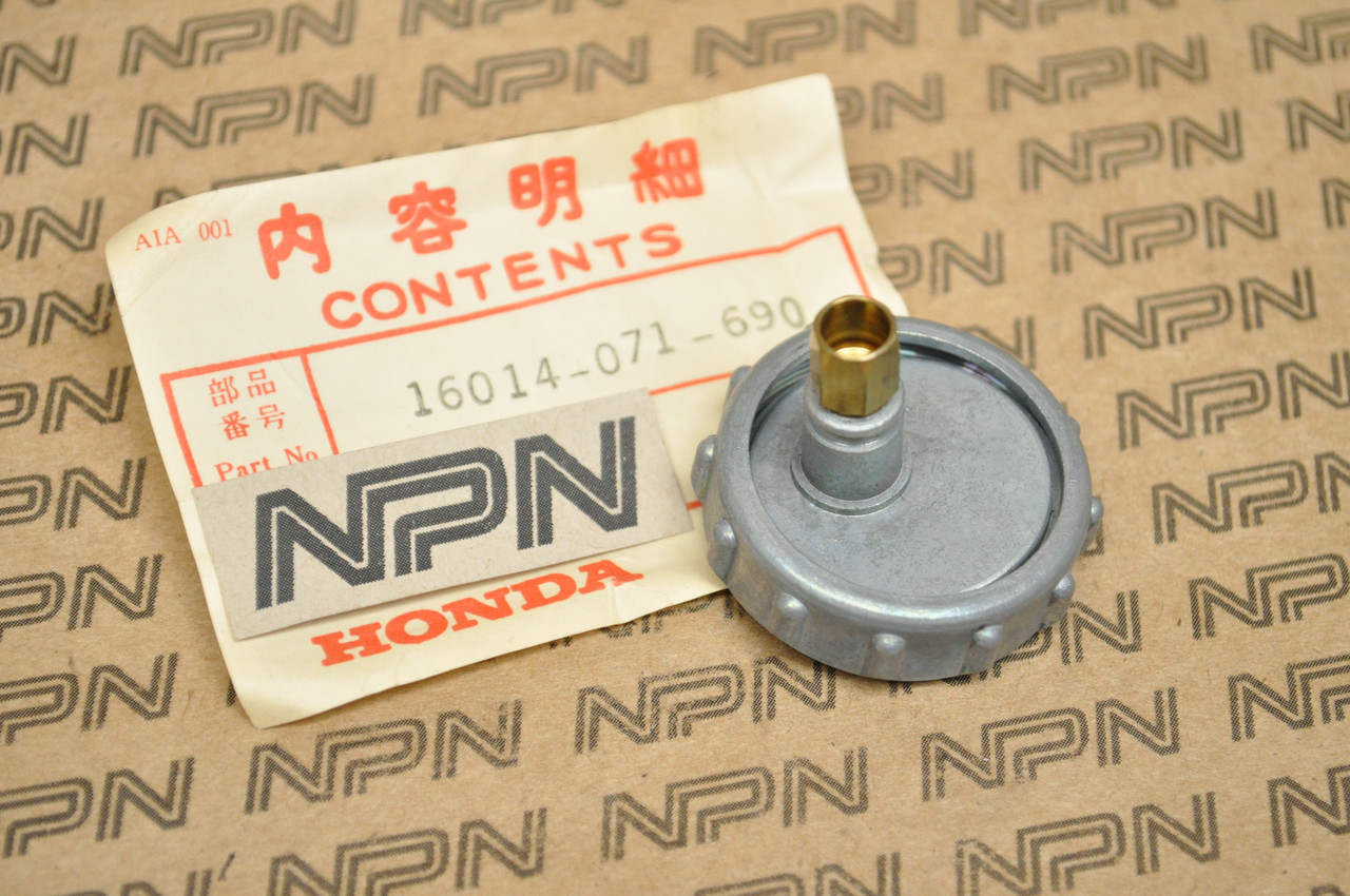 NOS Honda 1977-79 XL75 Carburetor Top Set Cap 16014-071-690