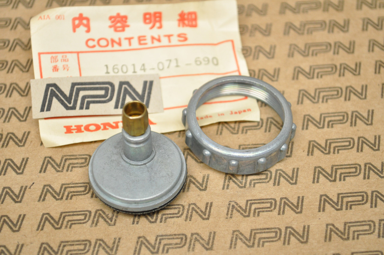 NOS Honda 1977-79 XL75 Carburetor Top Set Cap 16014-071-690