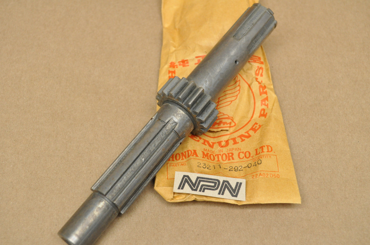 NOS Honda CB450 K1-K7 CL450 K0-K6 Transmission Main Shaft 23211-292-040