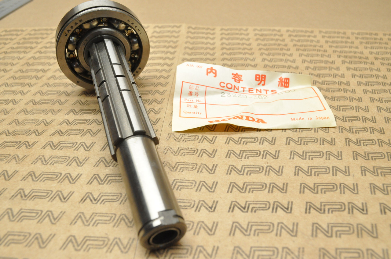 NOS Honda XL175 K0-1977 Transmission Counter Shaft 23220-362-000