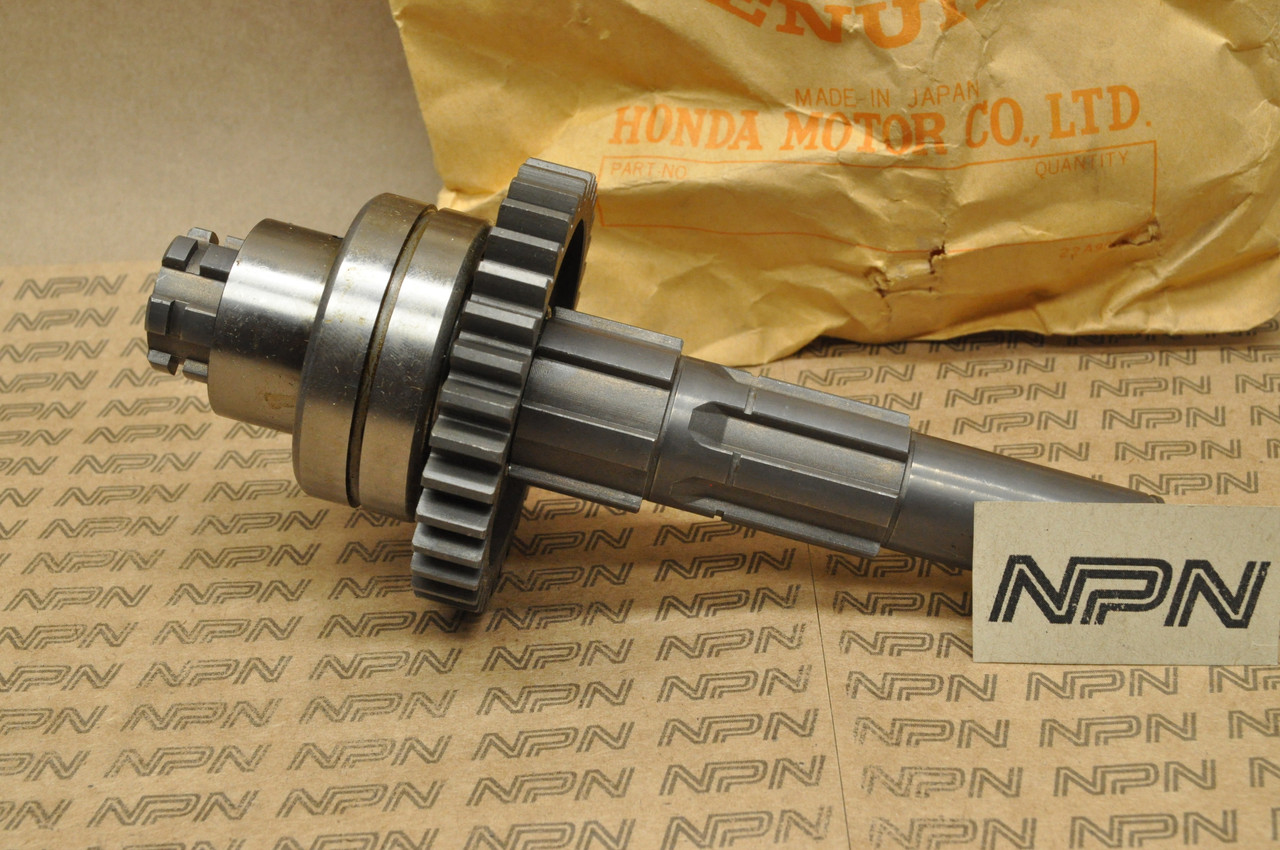 NOS Honda XL250 Transmission Counter Shaft 23220-329-020