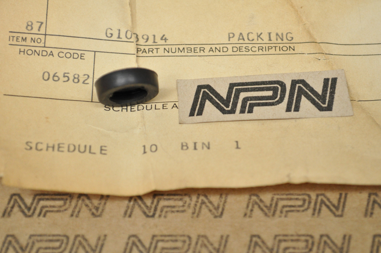 NOS Honda E40 Generator Fuel Gas Tank Strainer Seal Gasket 17673-800-000