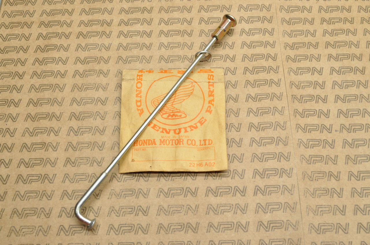 NOS Honda XL250 Rear Wheel Spoke 'B' & Nipple w/ Washer Set 42607-329-000