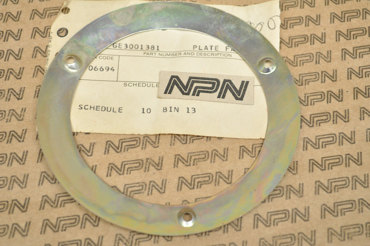 NOS Honda E300 Generator Cooling Fan Plate 19515-812-000