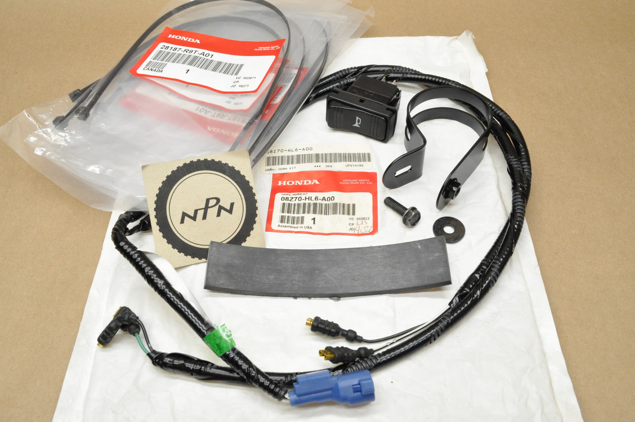 NEW OEM Honda SXS1000 S2 S4 Horn Wire Harness Kit 08Z70-HL6-A00