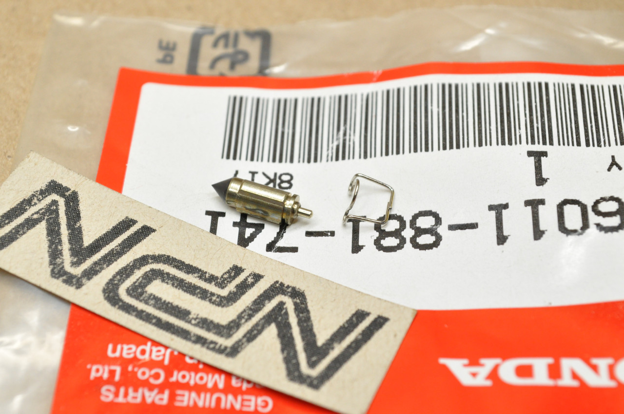 NOS Honda CT125 PA50 TL125 XL75 XR75 XR80 Z50 Carb Float Valve Set 16011-881-741