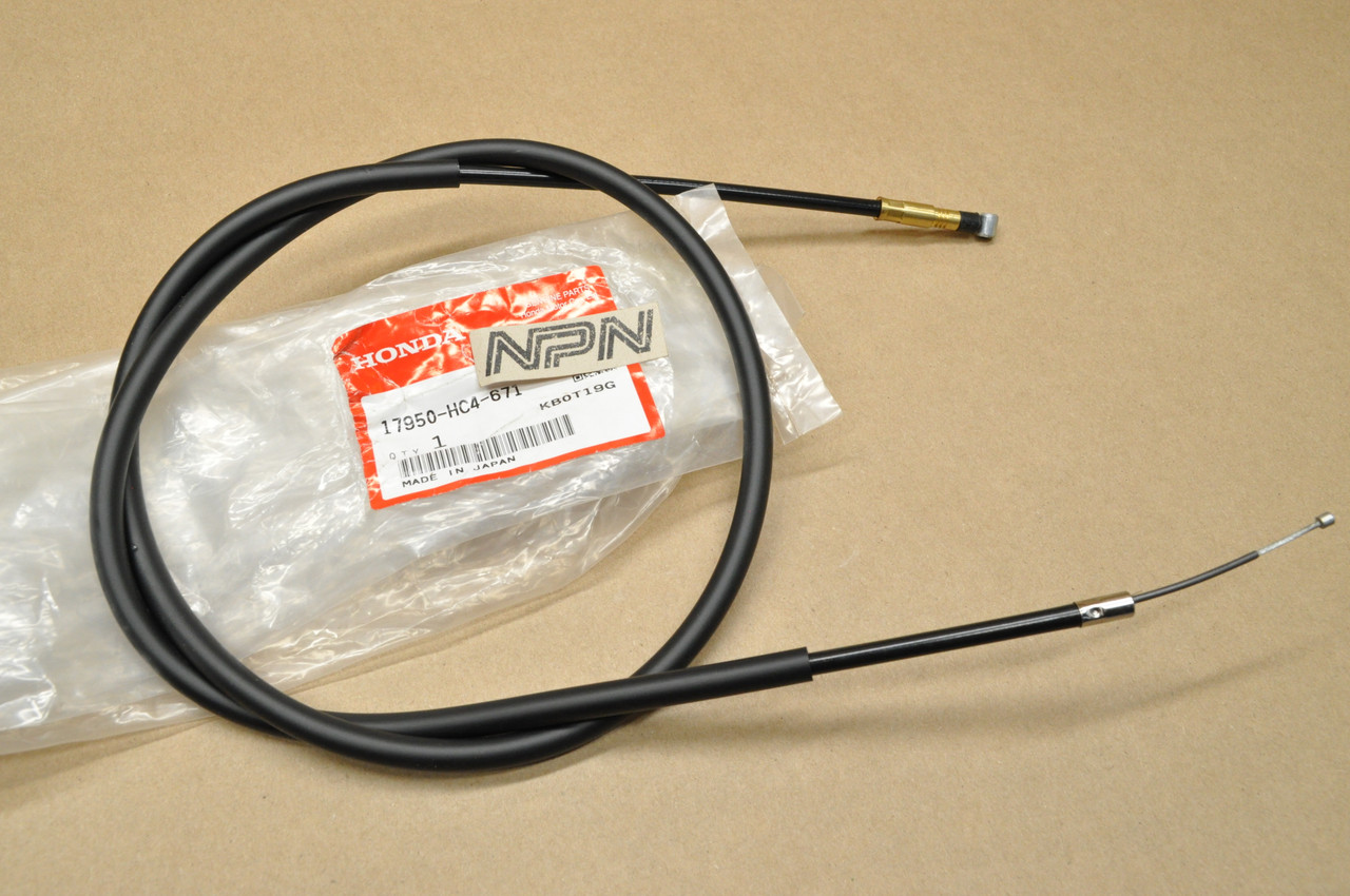 NOS Honda TRX300 TRX300FW Fourtrax Choke Cable 17950-HC4-671