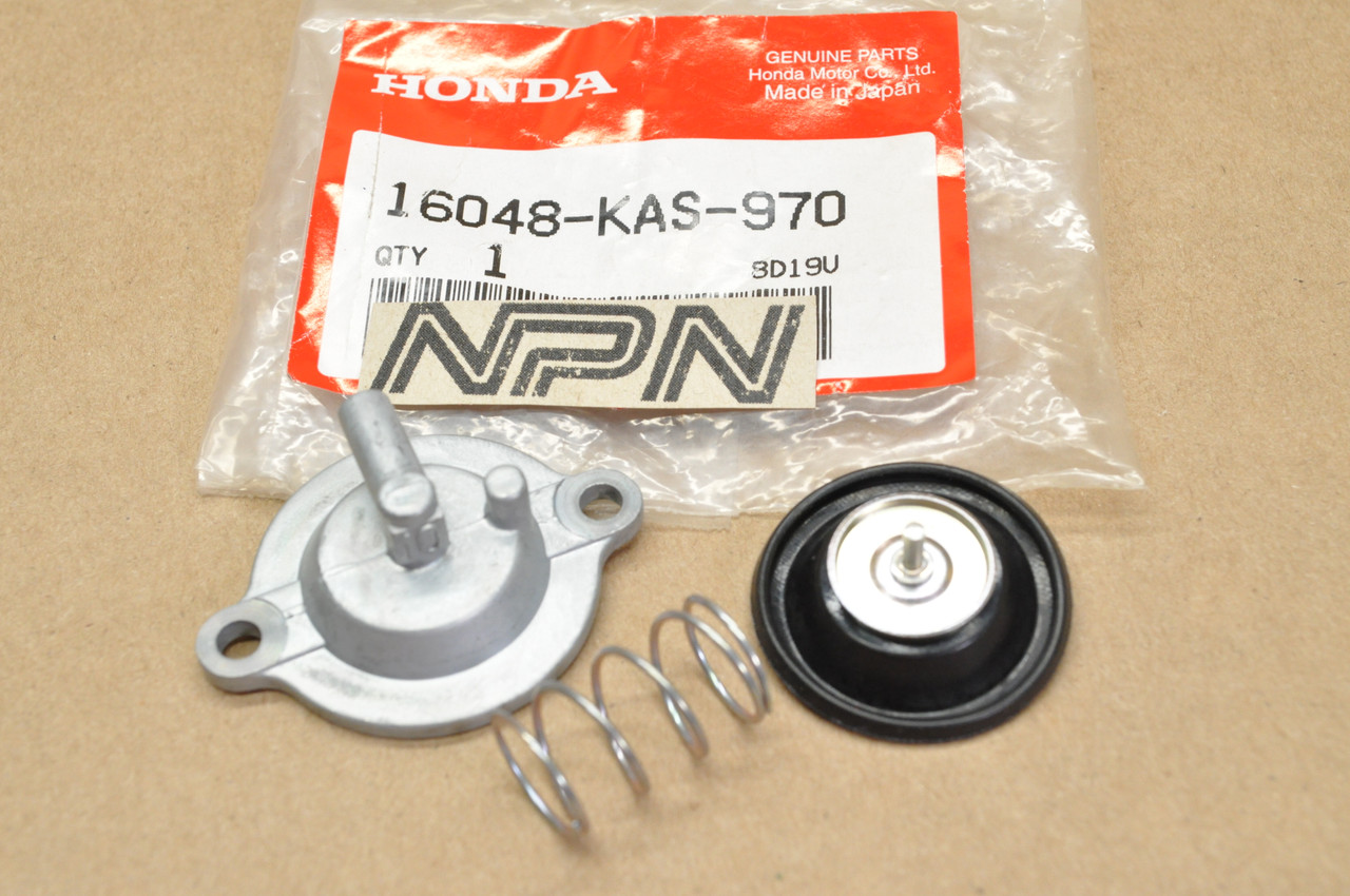 NOS Honda GB500 NX650 XR650 Carburetor Air Cut Valve Set 16048-KAS-970