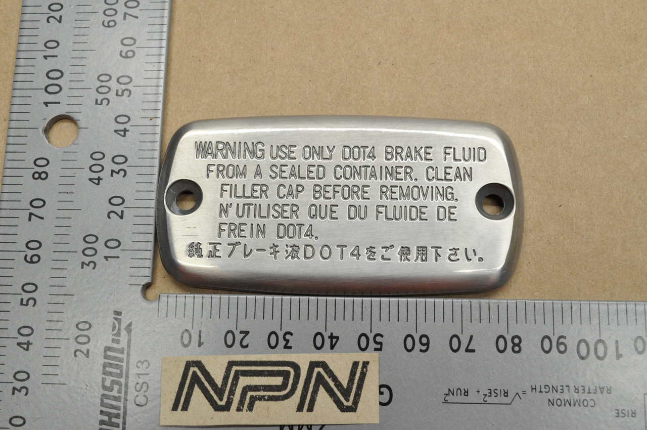 NOS Honda GL1500 VF750 VT1100 VT600 VT750 Master Cylinder Cap 45513-MR1-016