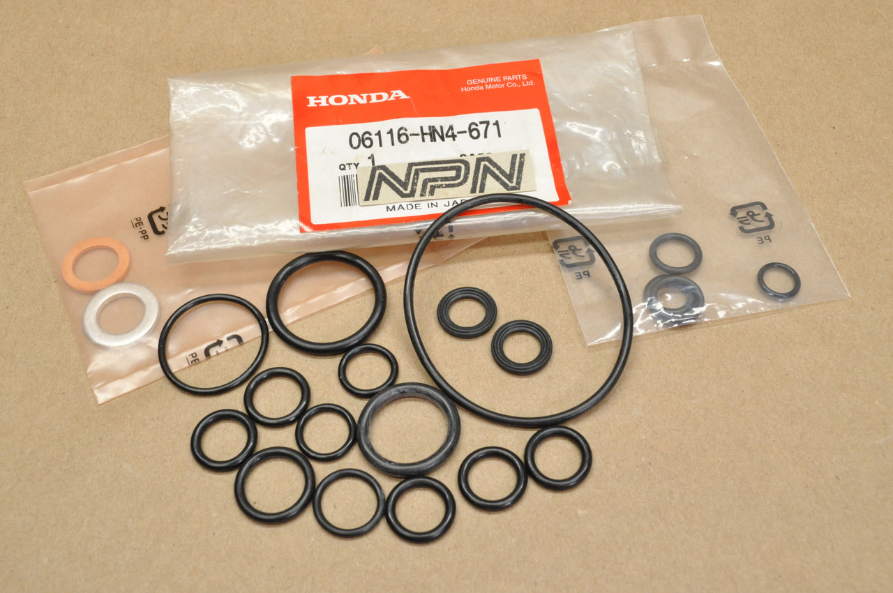 NEW OEM Honda TRX350 FM TRX350TM Fourtrax Washer O-Ring Kit 06116-HN4-671