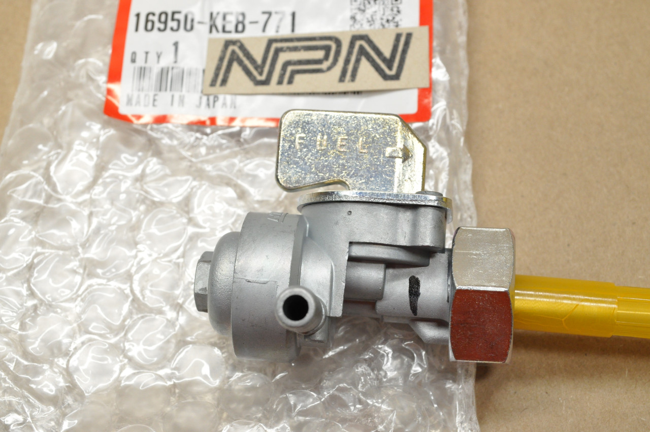 NOS Honda CMX250 C Rebel Fuel Gas Tank Petcock Valve w/ Screen 16950-KEB-771