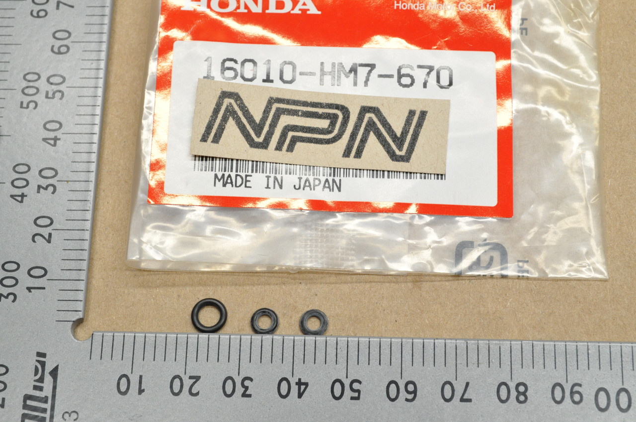 NOS Honda CBR600 CBR900 GL1500 TRX350 Carburetor Gasket O-Ring Set 16010-HM7-670