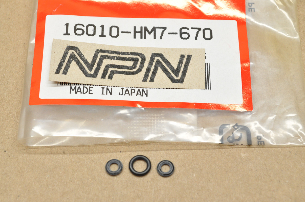 NOS Honda CBR600 CBR900 GL1500 TRX350 Carburetor Gasket O-Ring Set 16010-HM7-670