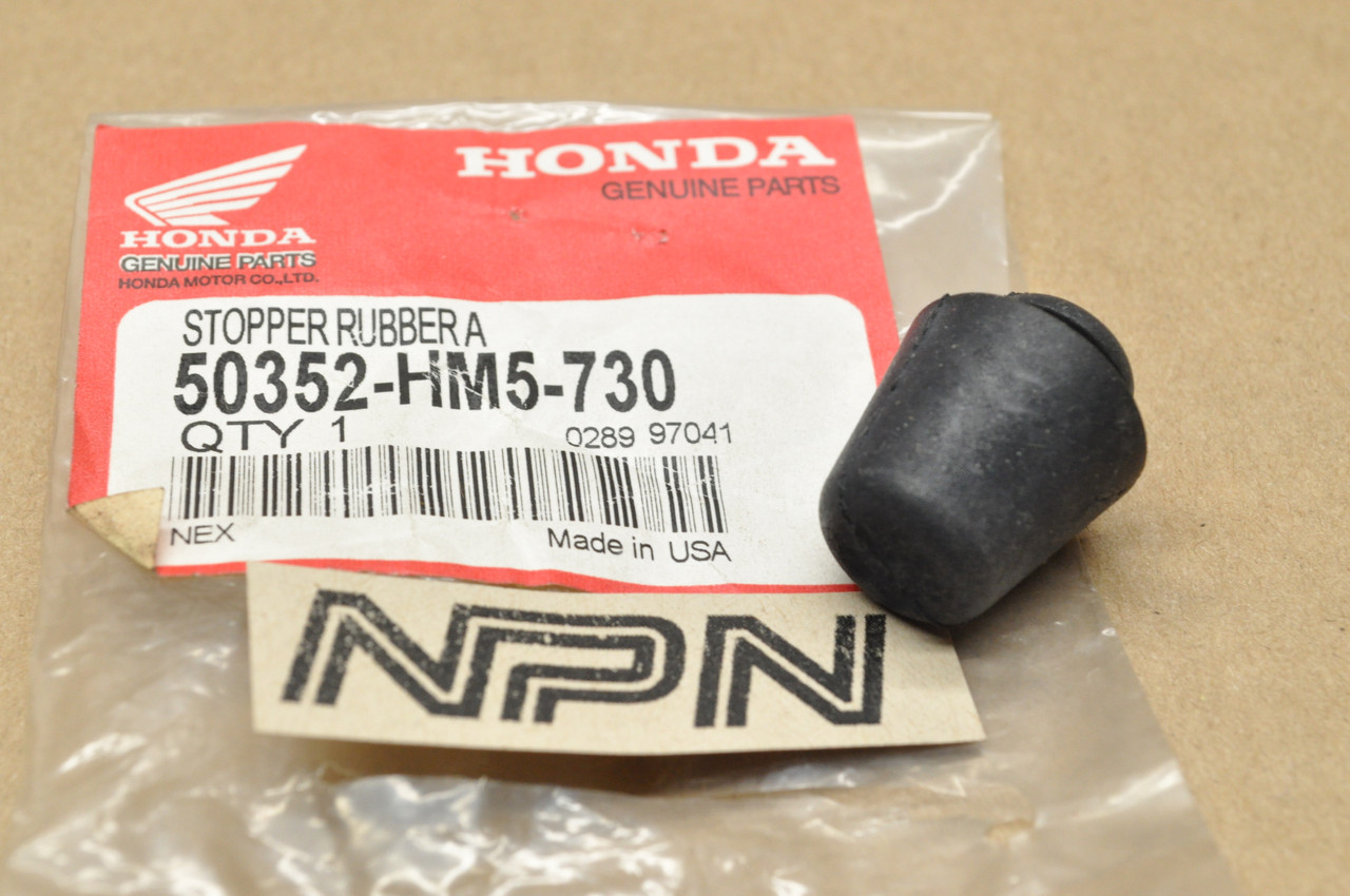 NOS Honda TRX300 TRX400 TRX450 TRX500 Fourtrax Stopper Rubber 50352-HM5-730