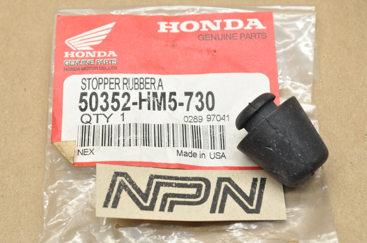 NOS Honda TRX300 TRX400 TRX450 TRX500 Fourtrax Stopper Rubber 50352-HM5-730