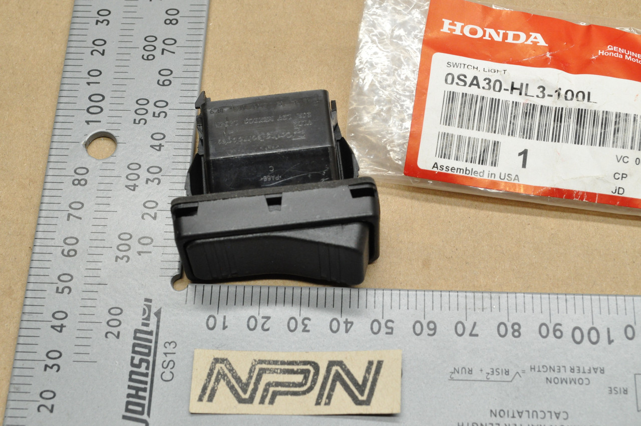 NEW OEM Honda SXS700 Pioneer Light Switch 0SA30-HL3-100L