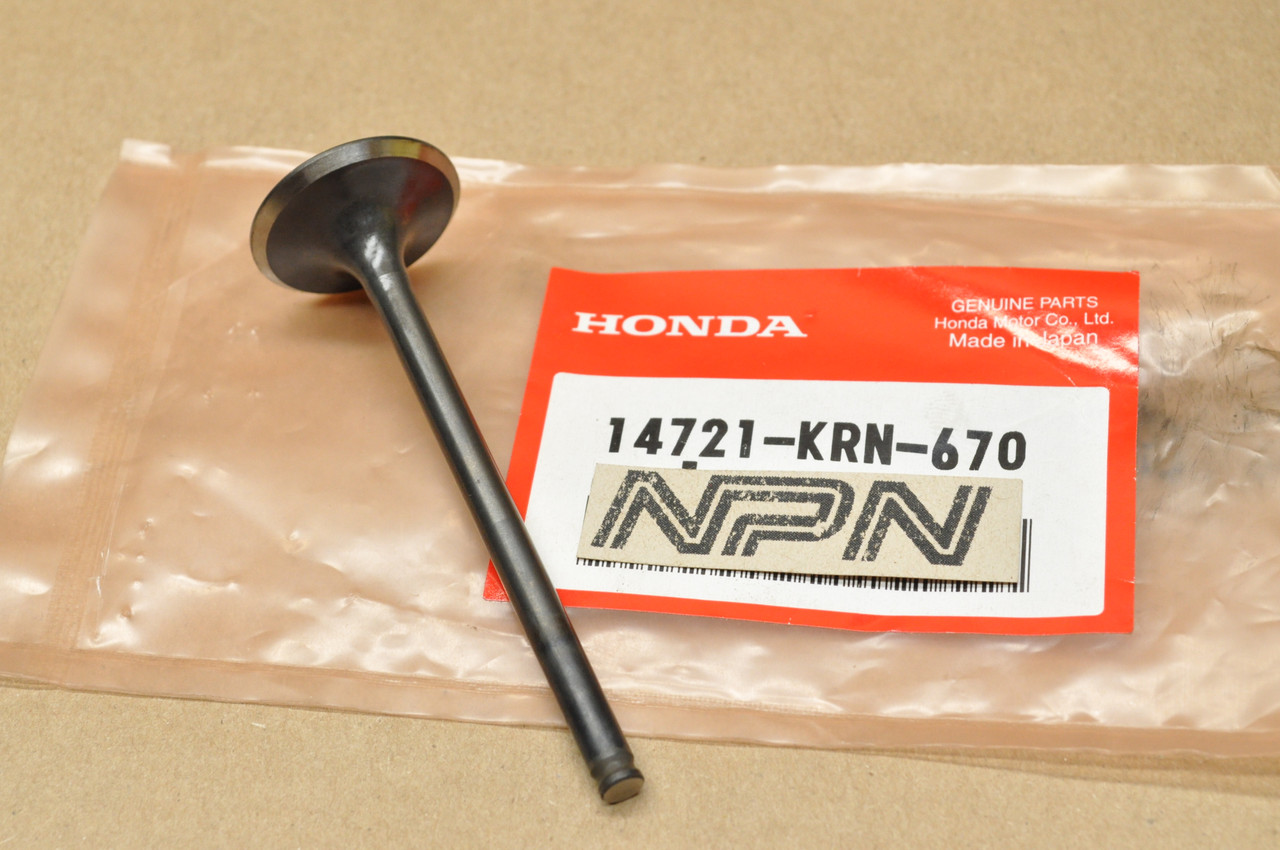 NEW OEM Honda CRF250 R CRF250X Exhaust Valve 14721-KRN-670