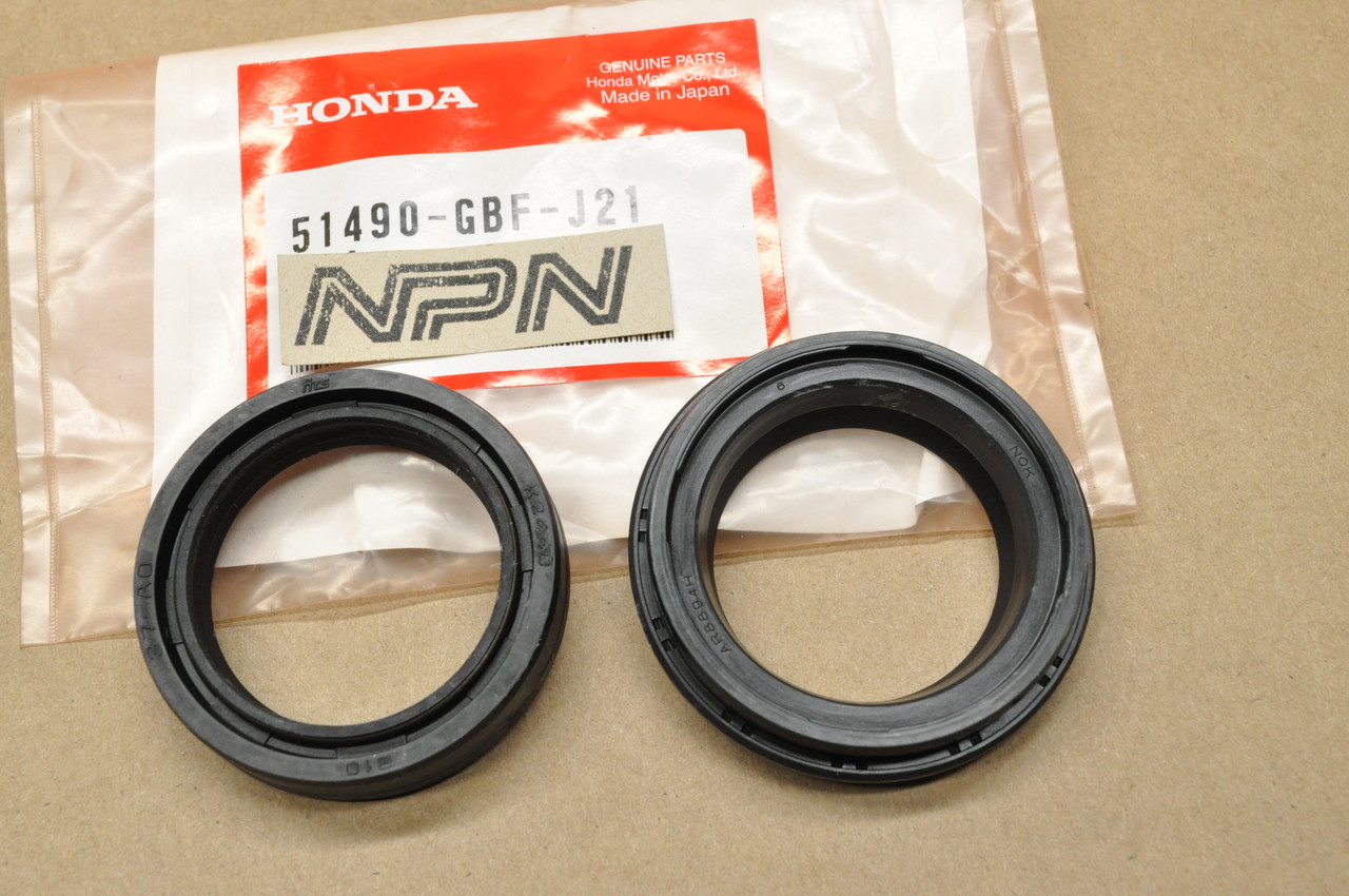 NOS Honda CR80 R CR80RB CR85 R CR85RB CRF150 Front Fork Seal Set 51490-GBF-J21