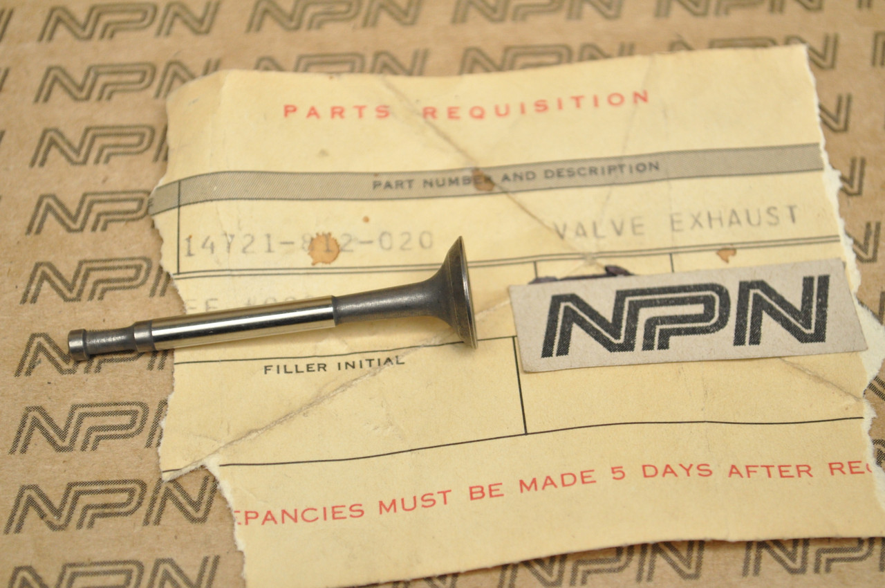NOS Honda E300 K0-K3 EM400 K0-K1 ER400 Generator Exhaust Valve 14721-812-020