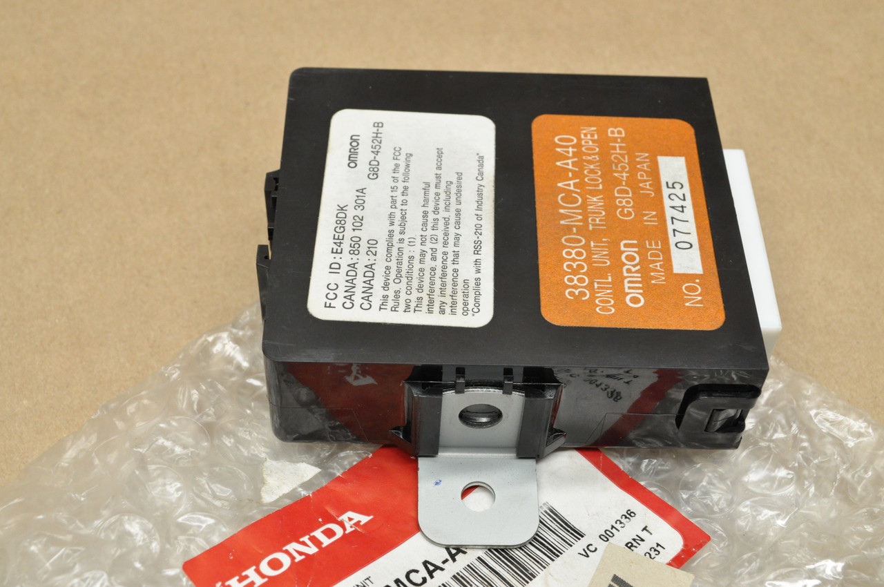 NEW OEM Honda GL1800 Gold Wing Trunk Lock & Open Control Box Unit 38380-MCA-A41