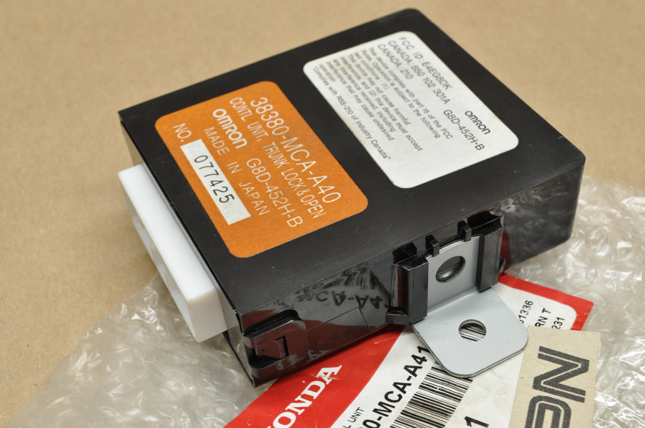 NEW OEM Honda GL1800 Gold Wing Trunk Lock & Open Control Box Unit 38380-MCA-A41