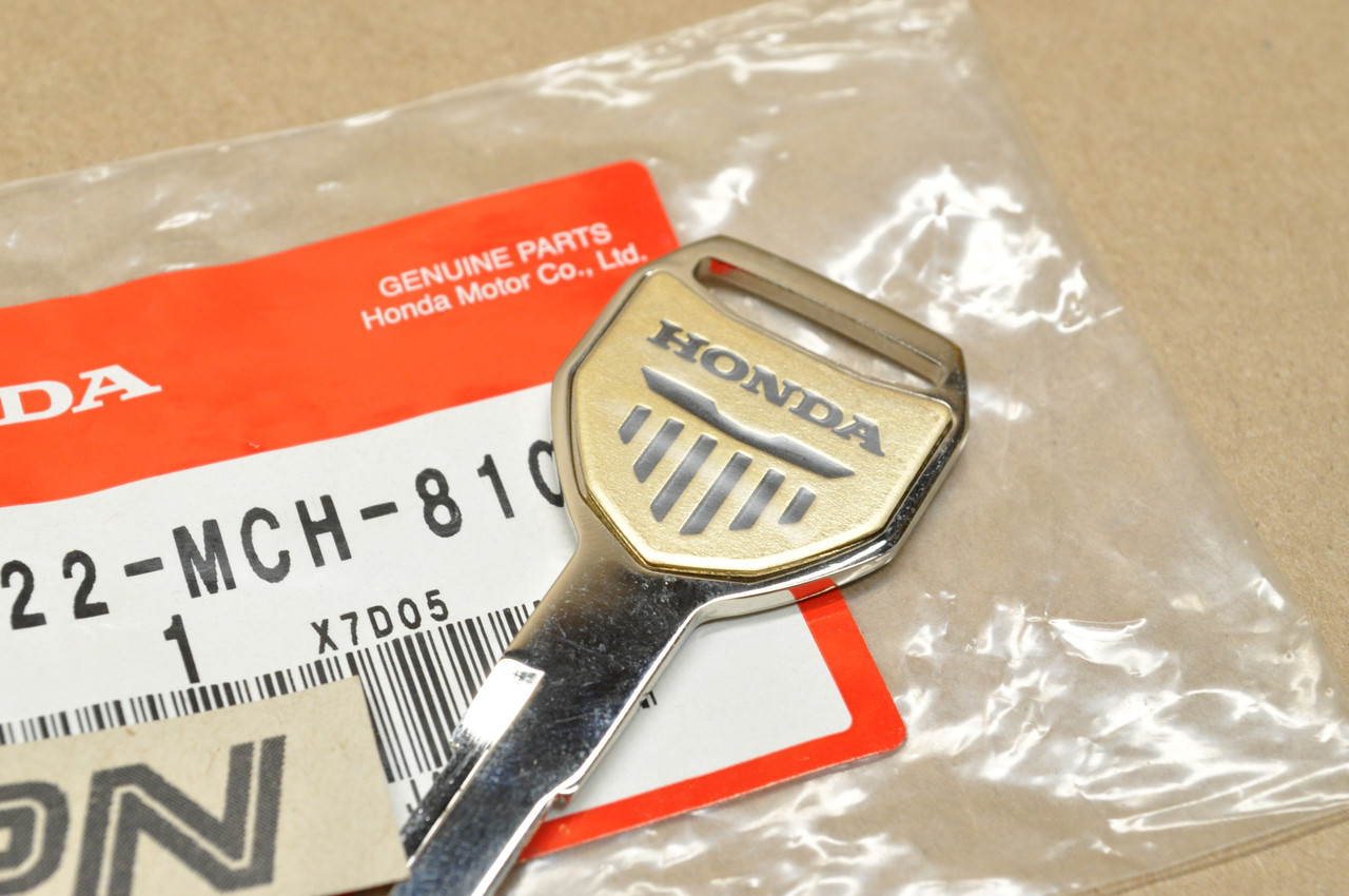 NEW OEM Honda VTX1300 VTX1800 Type 2 Key Blank 35122-MCH-810