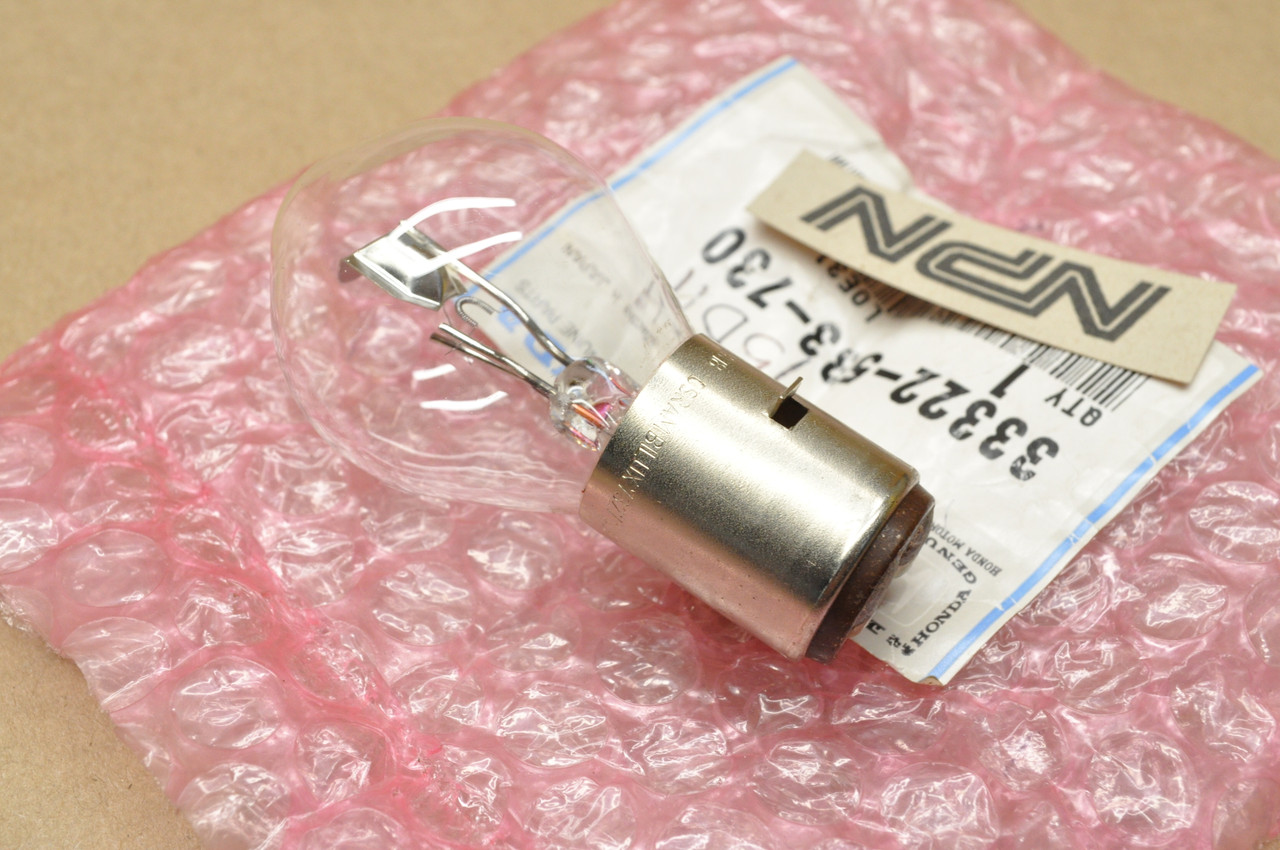 NOS Honda 1986-87 XR200 R XR250 R Head Light Bulb 12V 35/35W 33322-533-730