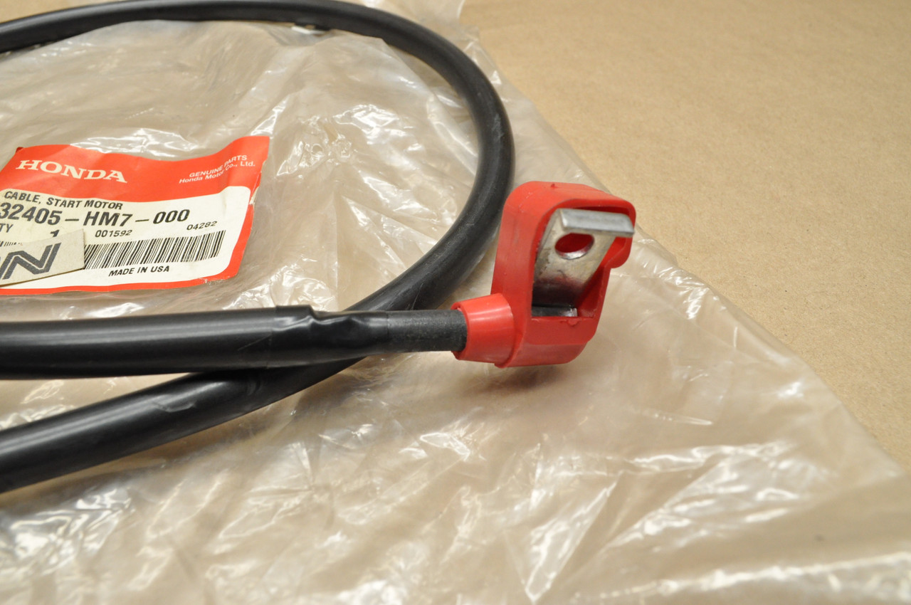 NOS Honda TRX400 FW TRX450 Fourtrax Foreman Starter Motor Cable 32405-HM7-000