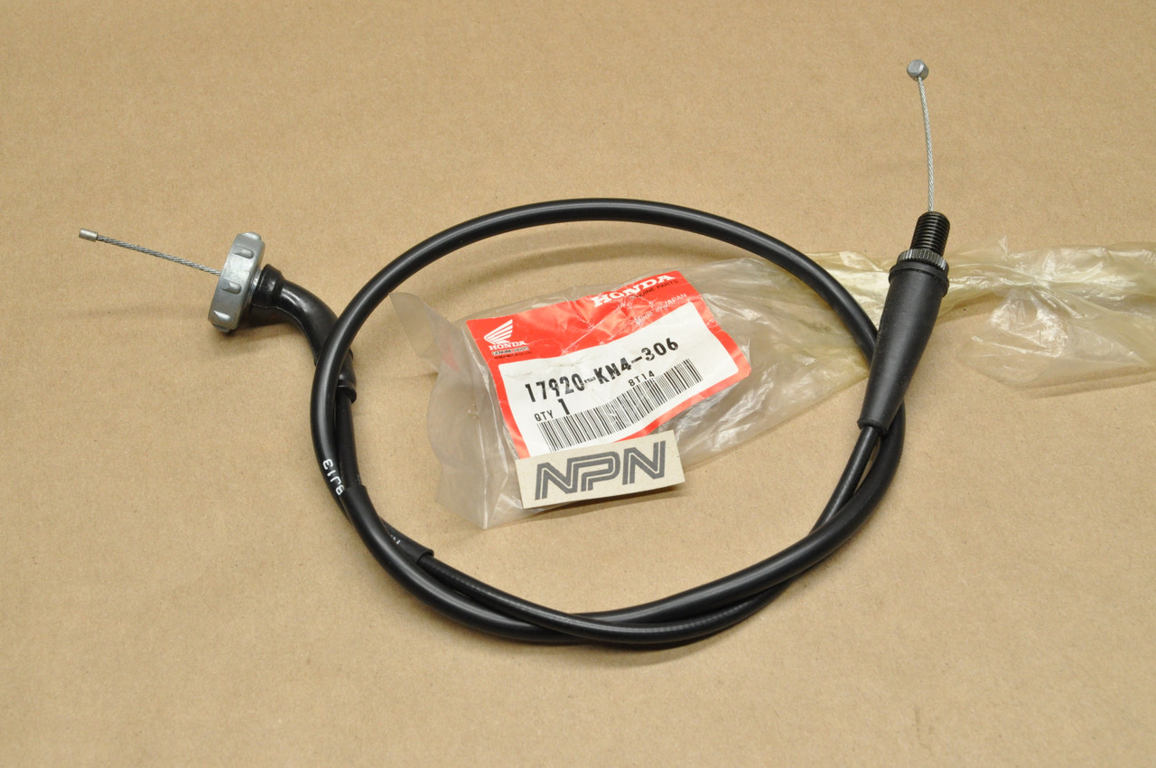 NOS Honda 1986-2000 XR100 R Throttle Cable Set 17920-KN4-306
