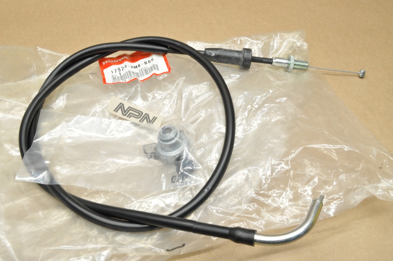 NEW OEM Honda TRX250 TE TRX250TM Fourtrax Throttle Cable Set 17920-HM8-B00
