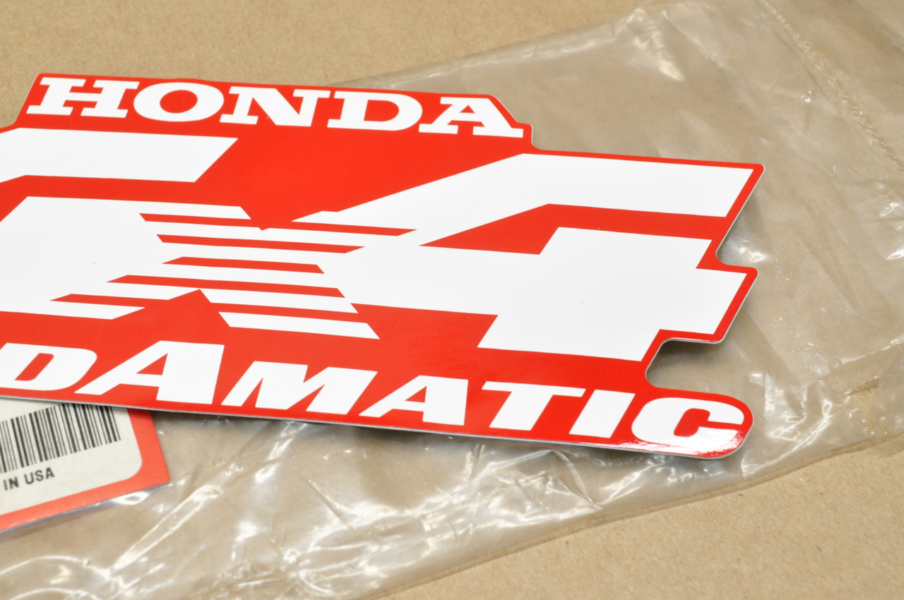 NEW OEM Honda TRX500 FA TRX500FG Fourtrax Fender Emblem Decal 87124-HN2-680 ZA