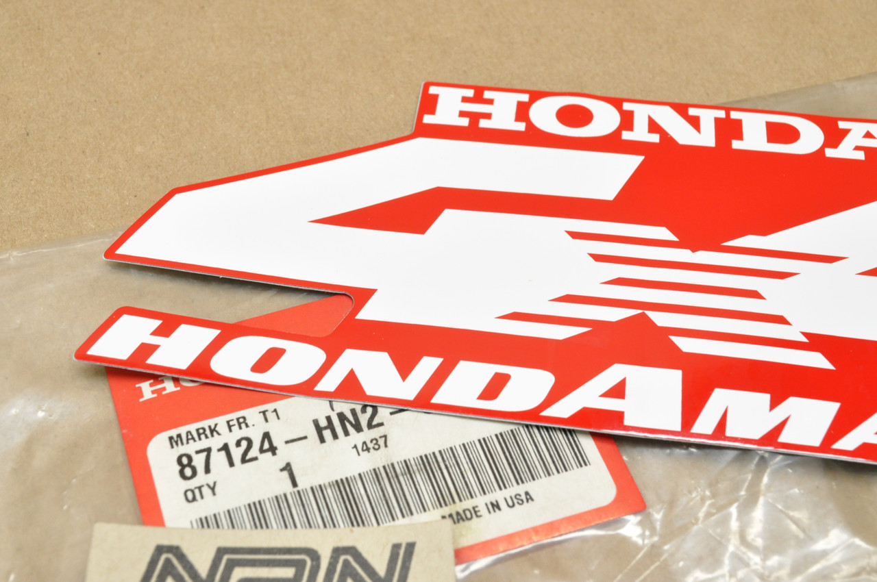NEW OEM Honda TRX500 FA TRX500FG Fourtrax Fender Emblem Decal 87124-HN2-680 ZA