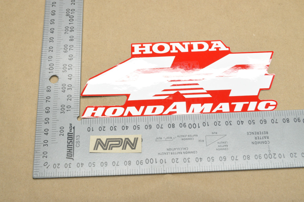 NEW OEM Honda TRX500 FA TRX500FG Fourtrax Fender Emblem Decal 87124-HN2-680 ZA