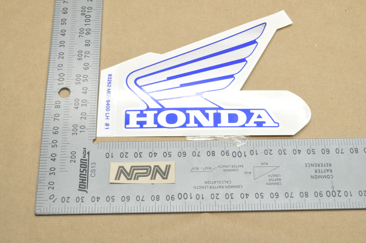 NEW OEM Honda 2004 CBR600 RR Shelter Left Logo Emblem Decal 83262-MEE-940 ZC