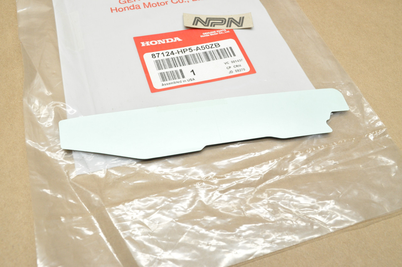 NEW OEM Honda TRX420 FE Rancher ES Front Fender Emblem Decal 87124-HP5-A50 ZB