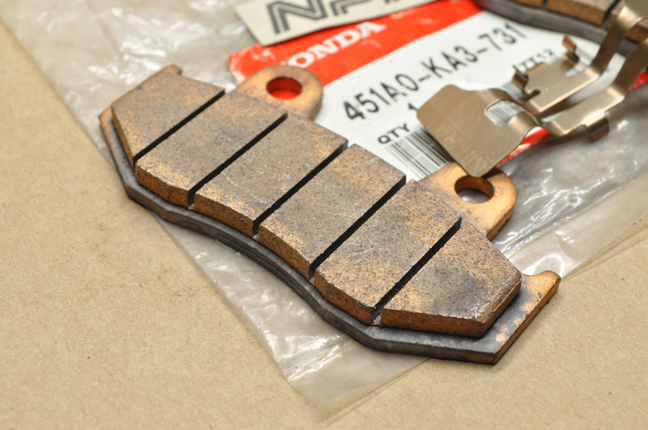 NOS Honda ATC250 ATC350 CR250 CR500 XR250 XR600 Brake Caliper Pads 451A0-KA3-731
