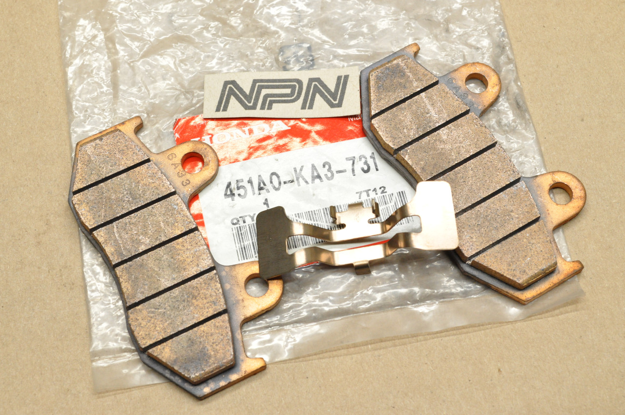 NOS Honda ATC250 ATC350 CR250 CR500 XR250 XR600 Brake Caliper Pads 451A0-KA3-731