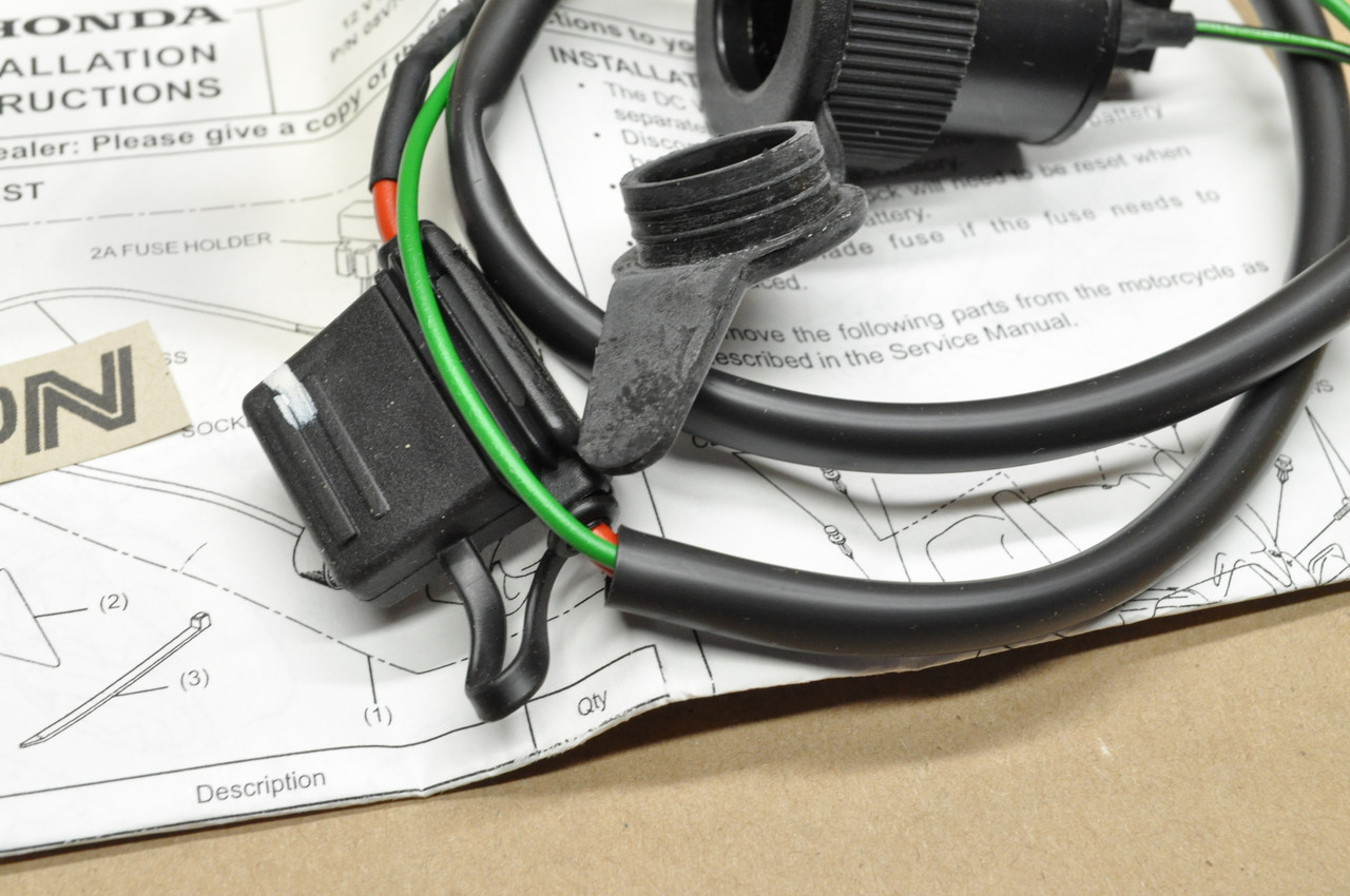 NEW OEM Honda NT700 ST1300 Accessory Socket Plug Outlet 12V 08V70-MCS-100