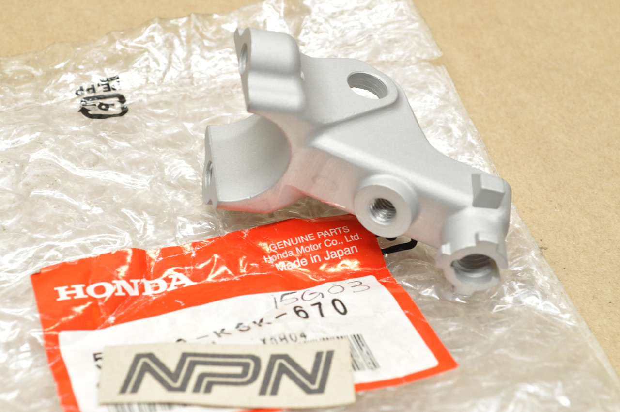NEW OEM Honda CR125 CR250 CRF250 CRF450 Clutch Lever Perch Bracket 53172-KSK-670