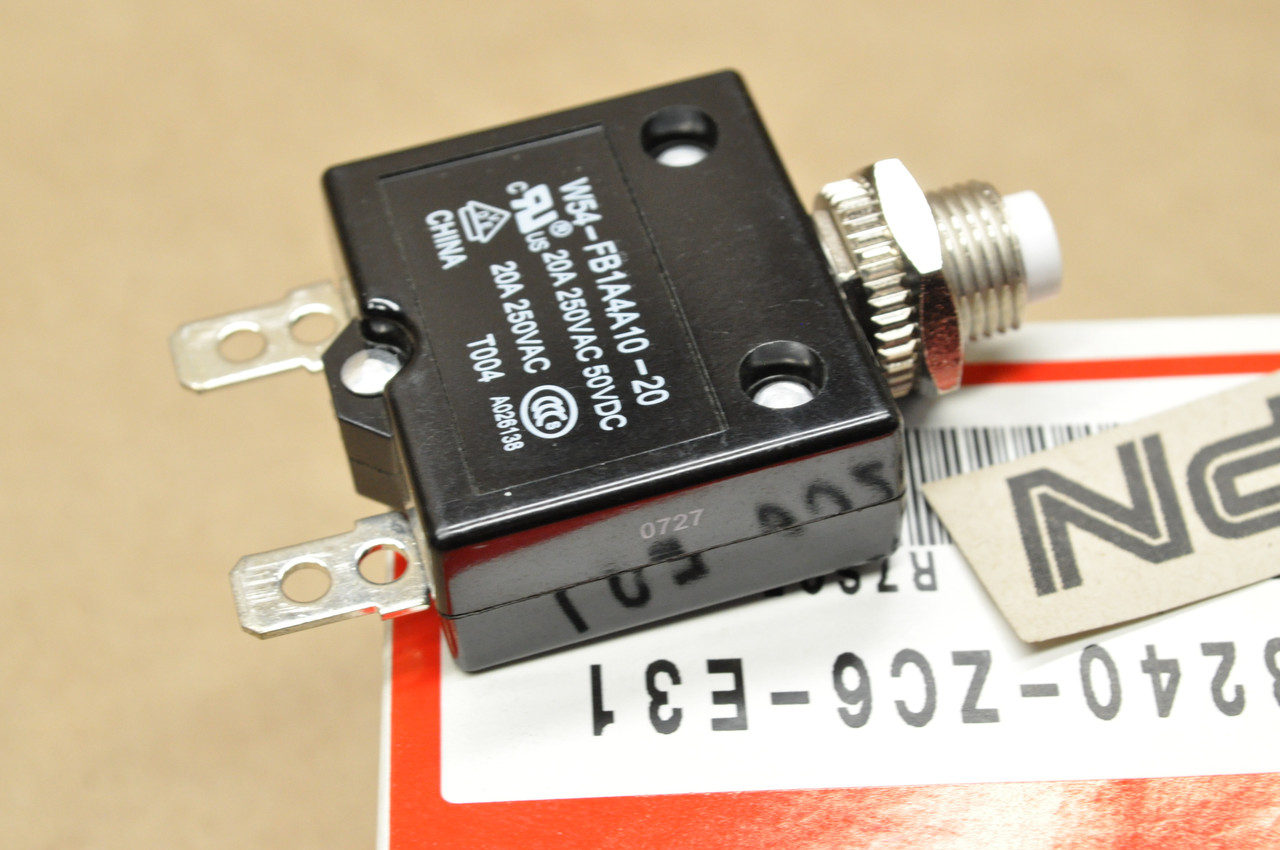 NOS Honda EB3500 EG5000 EM3500 EU3000 EX4500 Circuit Protector 20A 38240-ZC6-E31