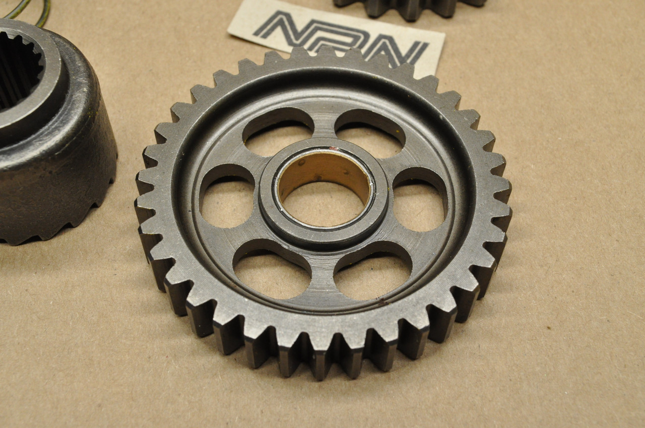 NOS Honda ATC200 X Kick Start Starter Ratchet & Gear w/ Spring Set 06281-965-000