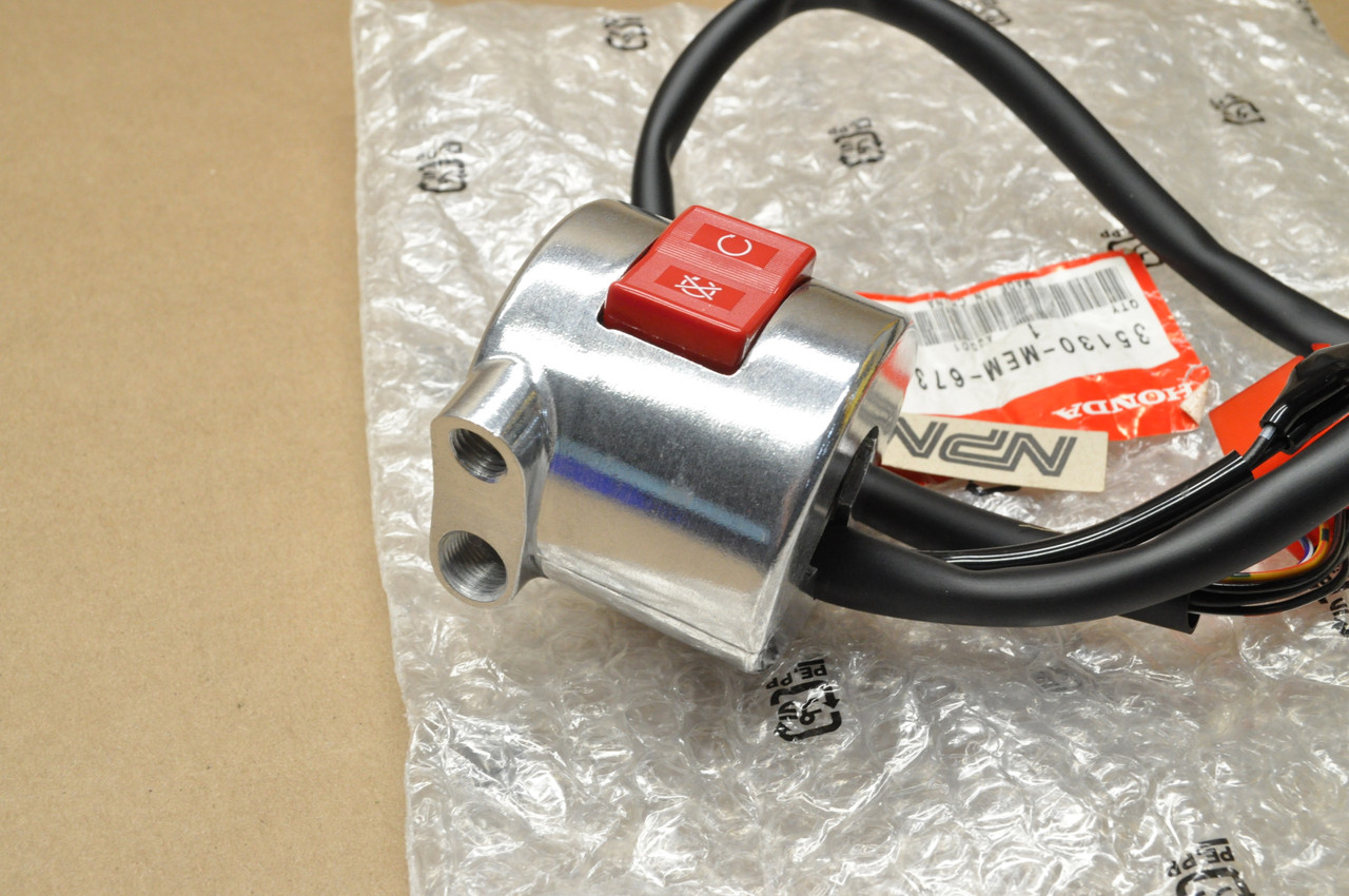 NEW OEM Honda 2004-09 VTX1300 Right Start Run Off Stop Kill Switch 35130-MEM-673