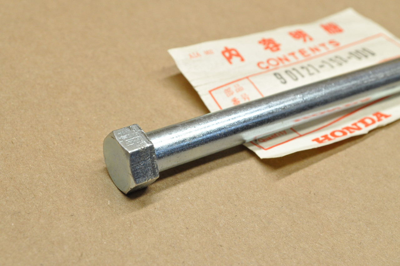 NOS Honda 1977-78 XR75 1979 XR80 Swing Arm Pivot Bolt 90121-153-000