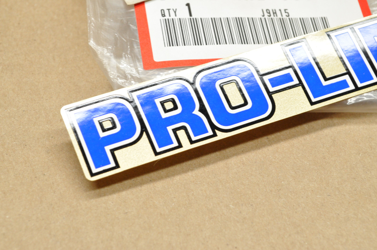 NOS Honda 1985-86 ATC250 R Pro Link Rear Swingarm Emblem Decal 87502-HA2-000