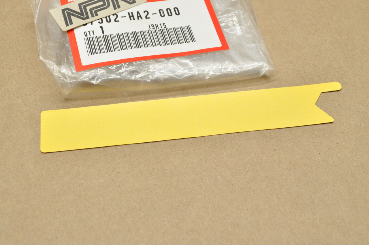 NOS Honda 1985-86 ATC250 R Pro Link Rear Swingarm Emblem Decal 87502-HA2-000