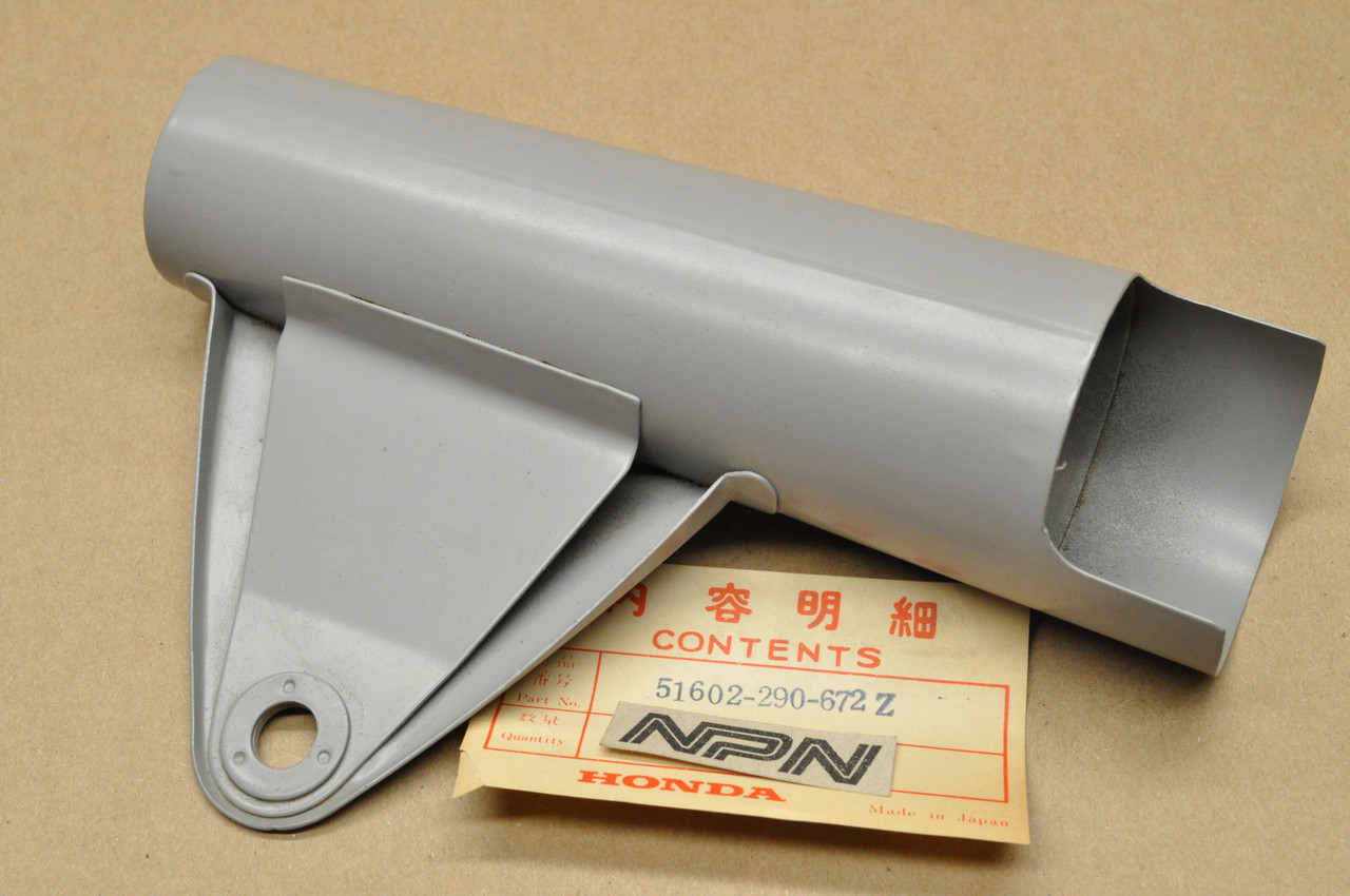 NOS Honda CL350 K1 Right Fork Ear Head Light Stay Cover Bracket 51602-290-672 Z